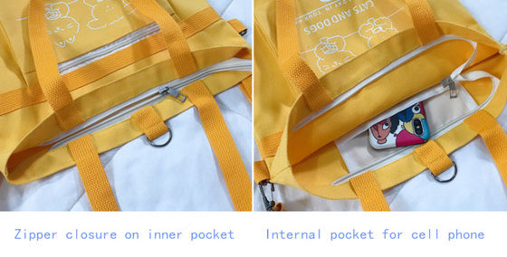 le nouvel emballage de toile de mode adaptent les sacs à main aux besoins du client multi de sacs à dos de toile de fonction de sac à provisions de femmes de taille de couleur