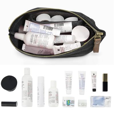 Grand organisateur cosmétique Toiletry Bag de maquillage de voyage de sac de toile pour des femmes