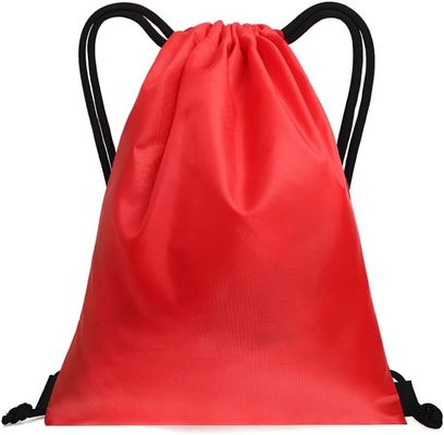 Sac à dos imperméable de sac de cordon de gymnase avec le sac de bain de poche de fermeture éclair pour des femmes des hommes