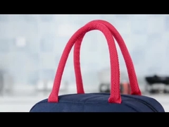 Sac plus frais isolé rose fait sur commande de déjeuner avec le service d'OEM pour l'école