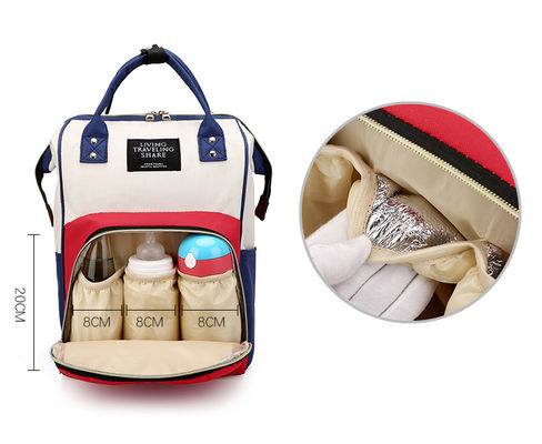 Qualité  Multifunctional Mommy Diaper Bag Backpack Large Capacity Waterproof usine