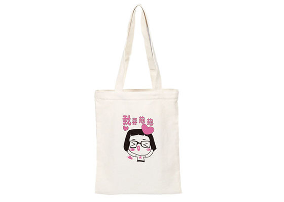 Qualité  Custom Printed Cute Canvas Tote Bags Shopper Silk Screen Printed usine