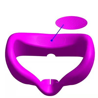 Couverture hygiénique confortable faciale de visage de masque d'oeil de silicone de couverture de visage de peau de protection de silicone   pour de néo- 3 VR accessoires de Pico