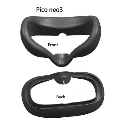 Couverture hygiénique confortable faciale de visage de masque d'oeil de silicone de couverture de visage de peau de protection de silicone   pour de néo- 3 VR accessoires de Pico