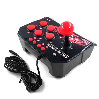 Le prix de gros 4 in-1 rétro Arcade Station USB a câblé les jeux de combat de For Android TV de contrôleur de manette de jeu de bâton de balancier