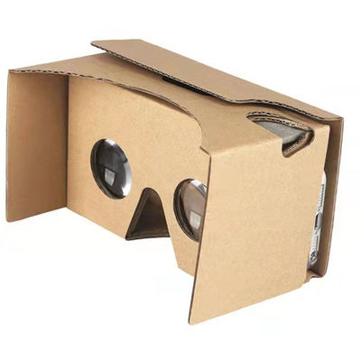 verres installés faciles de la réalité virtuelle VR du casque 3D de carton de prix usine pour la vidéo et le jeu du vr 2,0 de carton de Google
