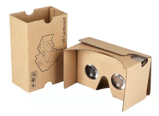 verres installés faciles de la réalité virtuelle VR du casque 3D de carton de prix usine pour la vidéo et le jeu du vr 2,0 de carton de Google