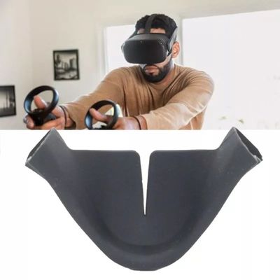 2022 le plus nouveau support de soutien de casque du coussin VR de couverture d'ombrage de protection de nez de silicone de noir d'arrivée pour le lot d'accessoires de recherche d'Oculus