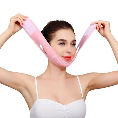 Jugulaire faciale de levage de courroies de beauté de bandage de forme de v faciale réglable de joue de forme de v de ceinture réutilisable de faciem pour le jeune regard