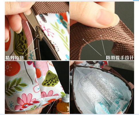 Sac plus frais isolé portatif en gros de déjeuner de la livraison de nourriture de forme physique extérieure