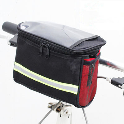 Le téléphone imperméable de Pouch MTB d'organisateur de sacoche de Front Handlebar Bag Bike Frame met en sac le sac d'épaule portatif multifonctionnel