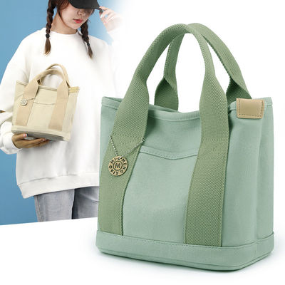 Messager occasionnel Bags de cru de Tote Female Eco Crossbody Bag de petit de coton de sac d'épaule de toile de femmes sac à main de toile