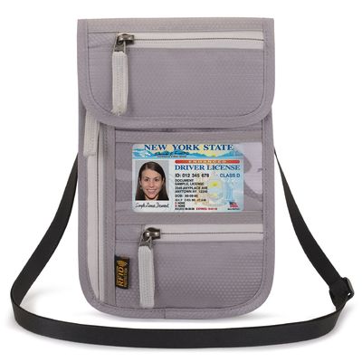 Croix unisexe d'épaule de tirette de passeport de couverture de sac de portefeuilles respirables portatifs en gros de téléphone - sac mortuaire