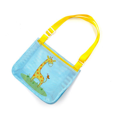Les enfants poncent loin Mesh Bag Kids Toys Storage mignon portatif met en sac le grand sac de natation de plage
