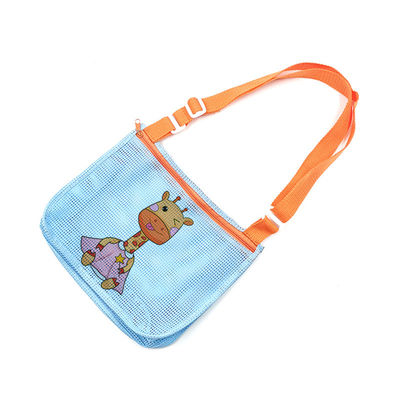 Les enfants poncent loin Mesh Bag Kids Toys Storage mignon portatif met en sac le grand sac de natation de plage