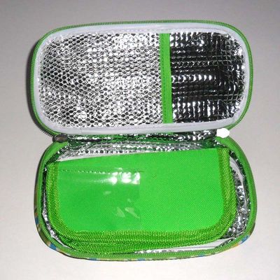 Boîte plus fraîche isolée diabétique portative adaptée aux besoins du client de cas de voyage d'insuline de sac de refroidisseur d'insuline