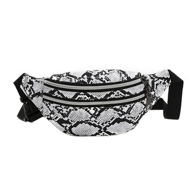 Bourse de poche de Bum Bag Ladies Belt Pouch de hanche d'unité centrale de Serpentine Waist Bag Women Fashion Fanny Pack pour la carte de téléphone