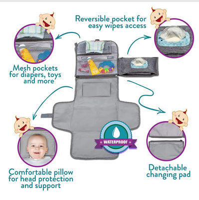 Protection changeante imperméable respirable pour le voyage 35*25cm de bébé