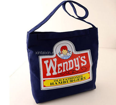 la vente chaude adaptent 14 onces aux besoins du client sac d'école réutilisable frontalier de 12 d'once de toile d'emballage de coton de sac à provisions sacs à main de femmes pour des enfants