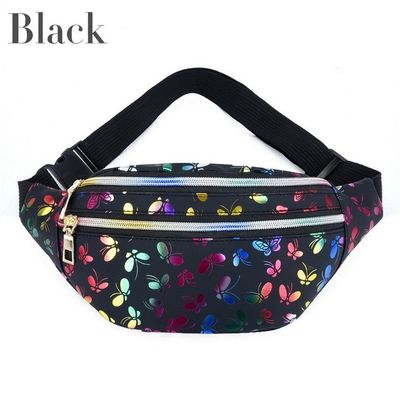 Bourse de poche de téléphone portable de festival du sac de 2022 de taille de sac de femmes de Fanny Pack Colorful Travel Kids ceintures imprimées de bande dessinée