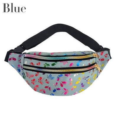 Bourse de poche de téléphone portable de festival du sac de 2022 de taille de sac de femmes de Fanny Pack Colorful Travel Kids ceintures imprimées de bande dessinée