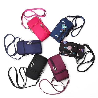 2022 poches multi du plus nouveau de femmes de sports de Mini Square Bags Messenger Cellphone de poche de clé de portefeuille de bras de téléphone paquet courant extérieur de sac