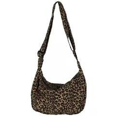 Madame Single Shoulder Bag de conception de zèbre de sacs de toile d'Eco d'impression de léopard de mode grande capacité