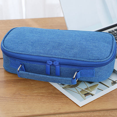 La grande poche de crayon de capacité de trousse d'écolier d'OEM Oxford grande pour les filles de l'adolescence de garçons instruisent des étudiants