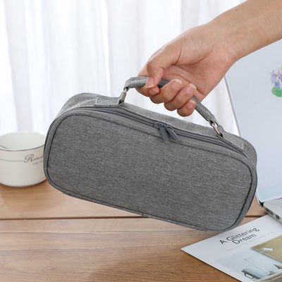 La grande poche de crayon de capacité de trousse d'écolier d'OEM Oxford grande pour les filles de l'adolescence de garçons instruisent des étudiants
