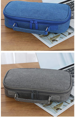 La grande poche de crayon de capacité de trousse d'écolier d'OEM Oxford grande pour les filles de l'adolescence de garçons instruisent des étudiants