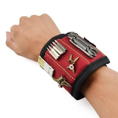 L'électricien portatif Wrist Tool Screws de poche de sac d'outillage de vente de bracelet magnétique fort chaud de polyester cloue le support de peu de perceuse