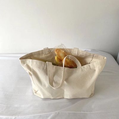 Vert de couleur d'OEM d'usine de nature de sac à main toile blanche de Tote Cotton Bag Wholesale Custom sac à provisions le sac d'épaule