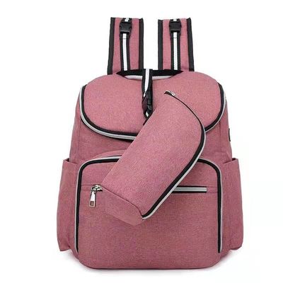 Chargeur infantile de Mami Mummy Bag With USB de sac à dos de couche-culotte du bébé 2 In1