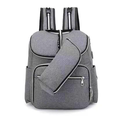 Chargeur infantile de Mami Mummy Bag With USB de sac à dos de couche-culotte du bébé 2 In1