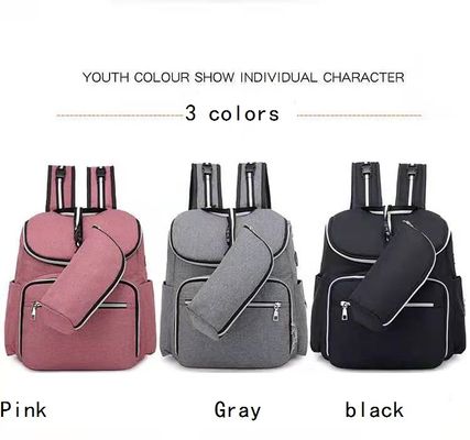 Chargeur infantile de Mami Mummy Bag With USB de sac à dos de couche-culotte du bébé 2 In1