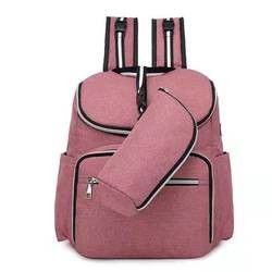 Chargeur infantile de Mami Mummy Bag With USB de sac à dos de couche-culotte du bébé 2 In1