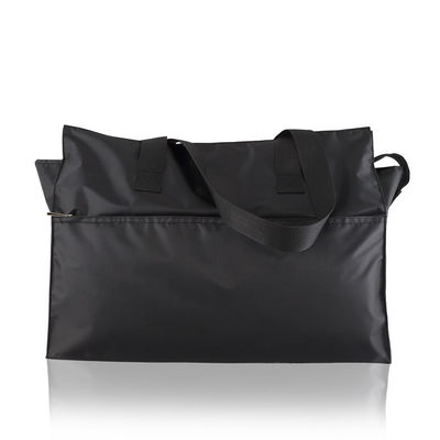 Sac à main à emballage en nylon fait main classique en nylon noir de haute qualité de voyage de sac d'emballage de sacs à main pour l'homme et la femme