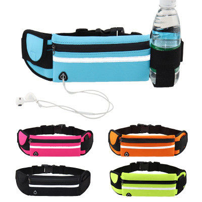 Les sports d'OEM mettent en sac la poche courante de sac de taille pulsant les sacs anti-vol de recyclage imperméables portatifs de ceinture de paquet de téléphone extérieur