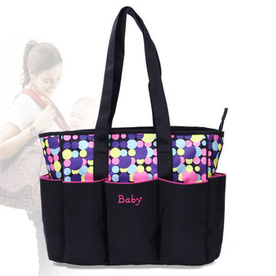 Maman portative Tote Dipper Bag de fonction de polyester de sac multi de maman