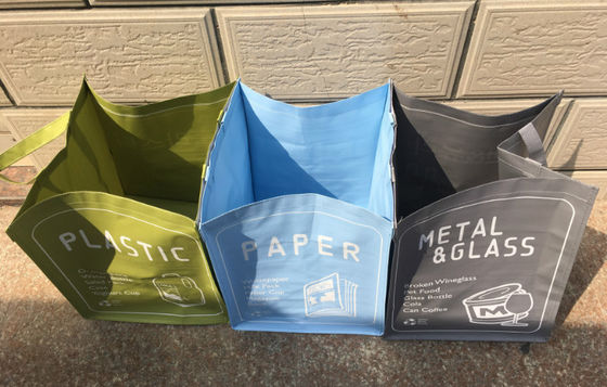 Classification de la spécialisation dans la production des déchets assortissant des sacs, sacs tissés, une bonne aide pour protéger l'environnement,