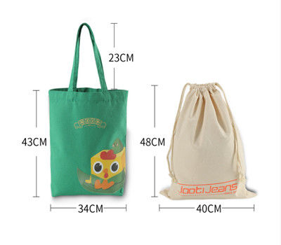 Toile Tote Bags Cotton And Hemp Tote Shopper Bag de mode d'OEM