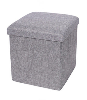 Chaise de boîte de rangement de pliage de satin