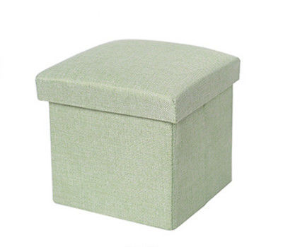 Chaise de boîte de rangement de pliage de satin