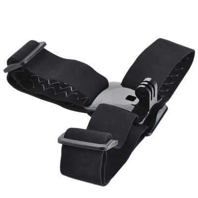Accessoires réglables de caméra d'action de harnais   Bâti principal antidérapage élastique de courroie pour le héros SJCAM AKASO Xiaoyi YI 4k DJI de GoPro