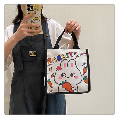 Sac à provisions de Winnie The Pooh Rubber Stamp Kiki Titi Cartoon Shoulder Canvas Ladies