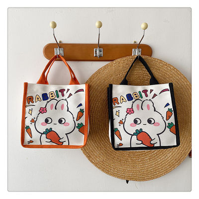 Sac à provisions de Winnie The Pooh Rubber Stamp Kiki Titi Cartoon Shoulder Canvas Ladies