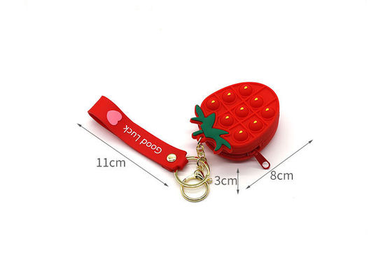 La poussée de personne remuante bouillonne croix de silice de dames de portefeuille de Toy Rainbow Unicorn Coin Purse - sac mortuaire