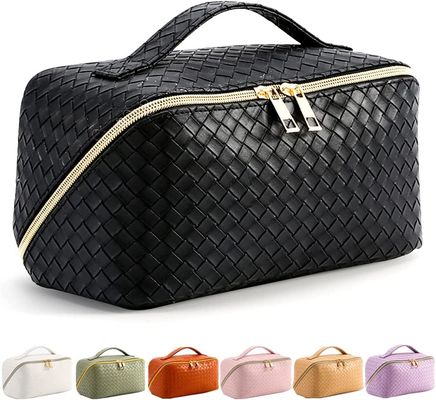 Sacs cosmétiques de sac de voyage de grande capacité avec des compartiments pour des dames de femmes