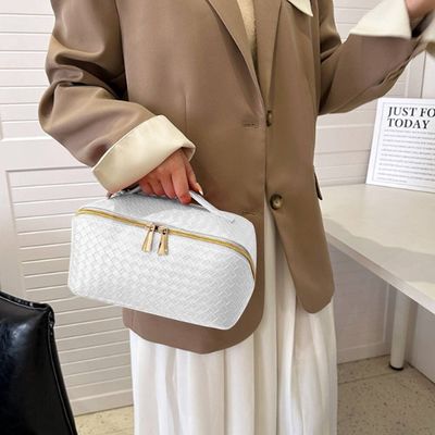 Sacs cosmétiques de sac de voyage de grande capacité avec des compartiments pour des dames de femmes