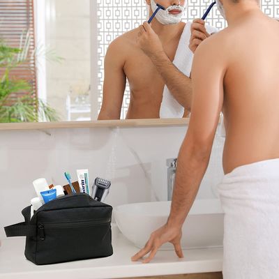 Sac de haute qualité de voyage de Tolietry pour les hommes et des femmes avec la poignée